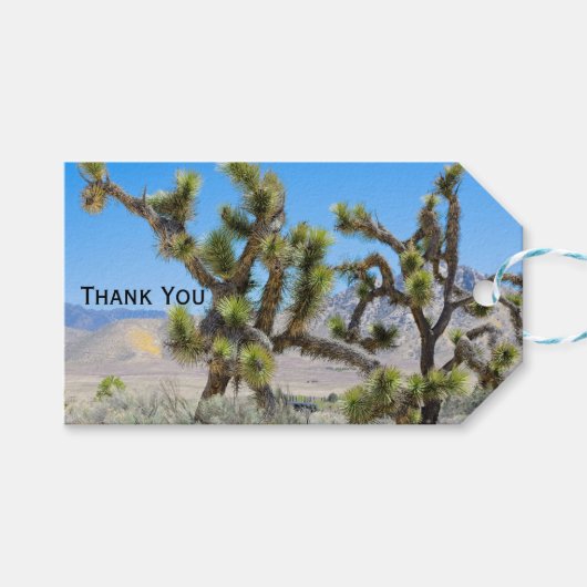 Jeneverbesboom in Californië Cadeaulabel (Voorkant (Horizontaal))