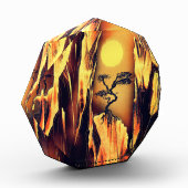 Jeneverbomen op kliffen fotoblokken (Links)