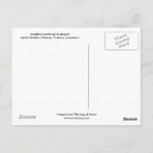 Jengibre rosado (roze gember) briefkaart (Achterkant)