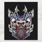 Jenglot Wijn Etiket (Enkel label)