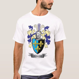Jenkins Family Crest Coat of Arms T-shirt