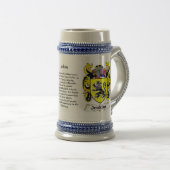 Jenkins Family Crest Stein Bierpul (Voorkant rechts)