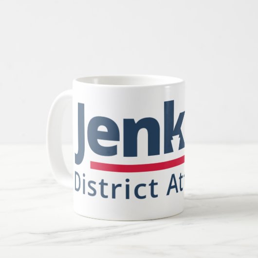 Jenkins for District Attorney Coffee Mok (Voorkant links)