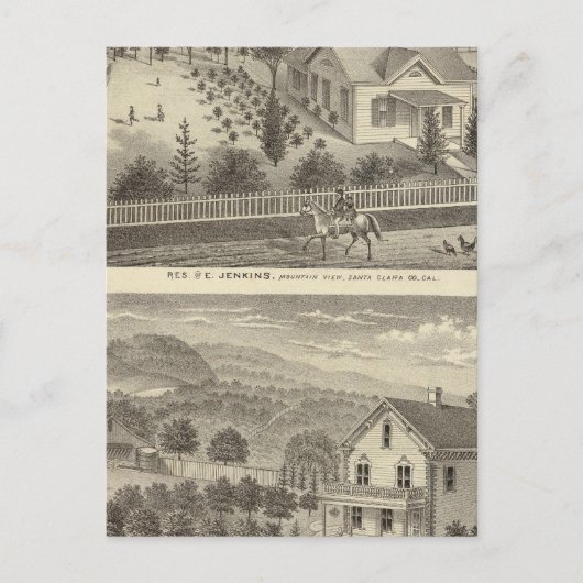 Jenkins, Snyder residences Briefkaart (Voorkant)