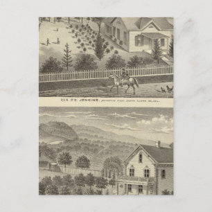 Jenkins, Snyder residences Briefkaart