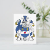 Jenkinson Family Crest Briefkaart (Staand voorkant)