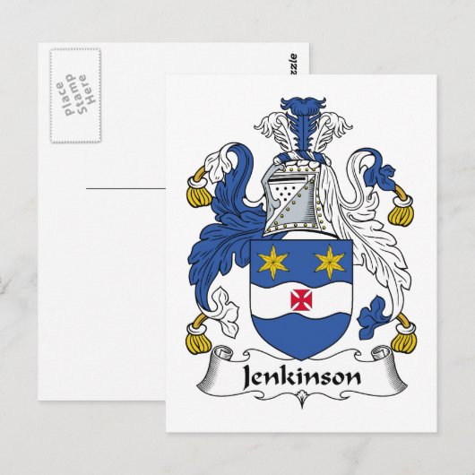 Jenkinson Family Crest Briefkaart (Voorkant / Achterkant)