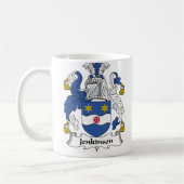 Jenkinson Family Crest Koffiemok (Links)