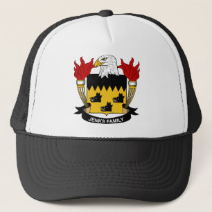 Jenks Family Crest Trucker Pet