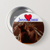 Jenna Bassi Ronde Button 7,6 Cm (Voorkant /achterkant)