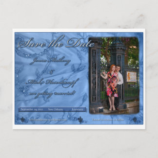 Jenna en Mitch redden de date Aankondigingskaart