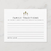 JENNA Mountain Pine Baby Family Traditions Kaart (Voorkant)