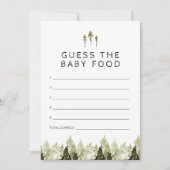 JENNA Mountain Pine Raad de Baby Food Game Kaart (Voorkant)