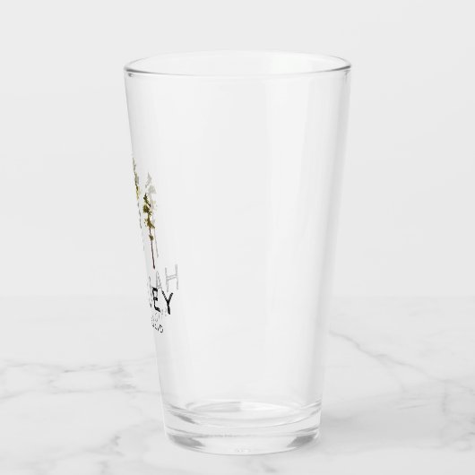 JENNA Pine Tree Camp Mountain Bachelorette Glas (Links)