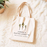 JENNA Pine Tree Camp Mountain Bachelorette Tote Bag<br><div class="desc">De Jenna vrijgezelle collectie prachtige rustieke waterverf pijnbomen en een rustieke lettercombinatie. Dit collectie is ideaal voor een wandel-,  camping- of bergvrijgezellenuitje.</div>