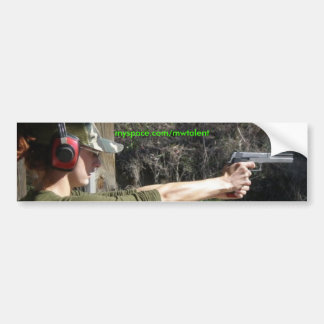 Jenna Pistool Range Bumpersticker
