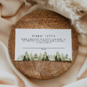 JENNA Rustic Pine Baby Diaper Raffle Ticket Game