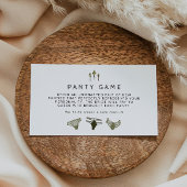 JENNA Rustic Pine Bachelorette Panty Game Plaatskaartje