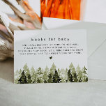 JENNA Rustic Waterverf Pine Books for Baby Kaart<br><div class="desc">Deze boeken voor de kaart van de baby omhulling voorzien van rustige waterverf pijnbomen en een goed geschreven lettertype. Alle formuleringen en lettertypen kunnen worden bewerkt.</div>