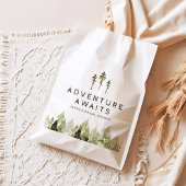 JENNA Rustic Waterverf Pine Tree Vrijgezellenfeest Bedankzakje