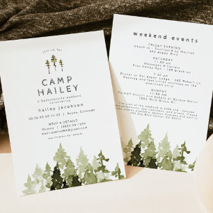 JENNA Rustieke Pine Mountain Camp Bachelorette