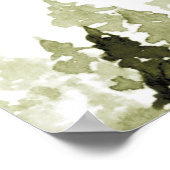 JENNA Rustische Dennenboom Bruidsmeisjesfeest Welk Poster (Hoek)