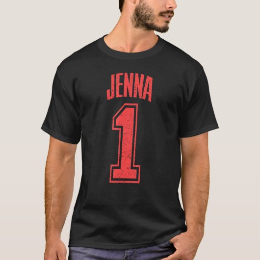 Jenna Supporter Nummer 1 Grootste Fan T-shirt (Voorkant)