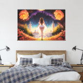 Jennah Canvas Afdruk (Insitu (Slaapkamer))