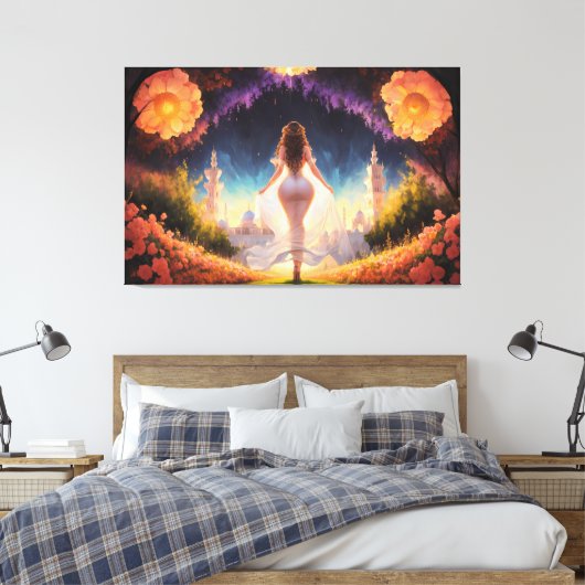 Jennah Canvas Afdruk (Insitu (Slaapkamer))