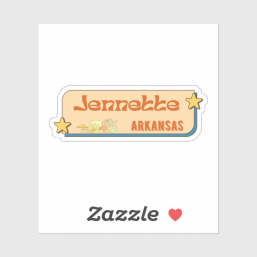 Jennette, Arkansas Sticker (Vel)