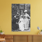 Jennie Jerome, later Lady Randolph Churchill Canvas Afdruk (Insitu (Woonkamer))