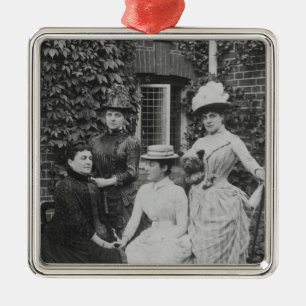 Jennie Jerome, later Lady Randolph Churchill Metalen Ornament