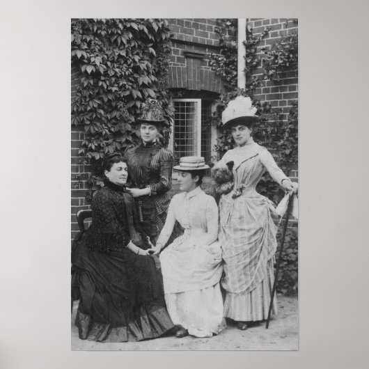 Jennie Jerome, later Lady Randolph Churchill Poster (Voorkant)