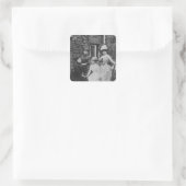 Jennie Jerome, later Lady Randolph Churchill Vierkante Sticker (Tas)