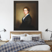 Jennie Walters Delano van George August Baker Jr. Canvas Afdruk (Insitu (Slaapkamer))