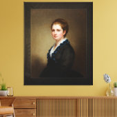 Jennie Walters Delano van George August Baker Jr. Canvas Afdruk (Insitu (Woonkamer))