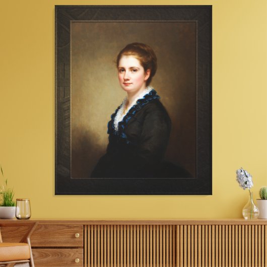 Jennie Walters Delano van George August Baker Jr. Canvas Afdruk (Insitu (Woonkamer))