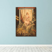 Jennie Yeamans "Our Jennie" Play Poster Canvas Afdruk (Insitu (Houten vloer))