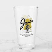 Jennie's Restaurant & Lounge, Chicago Glas (Achterkant)