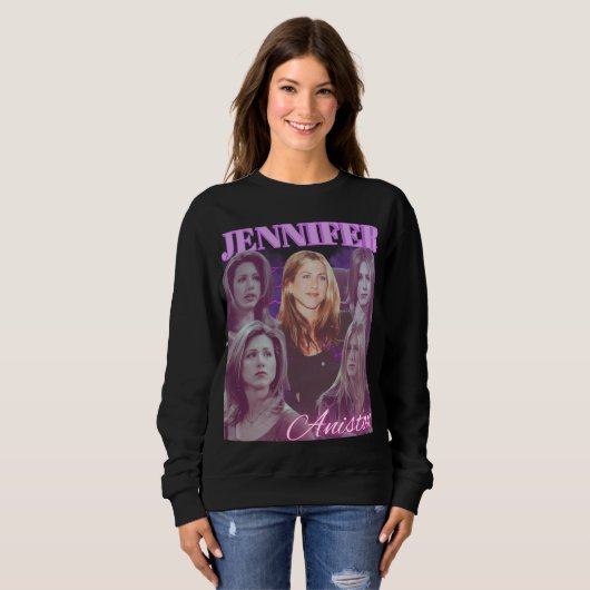 Jennifer Aniston Friends Vintage Bootleg Trui (Voorkant volledig)