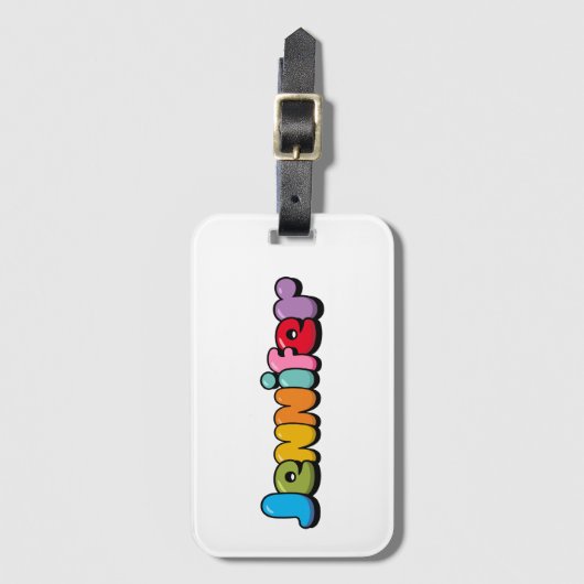 Jennifer Bagagelabel (Voorkant (verticaal))