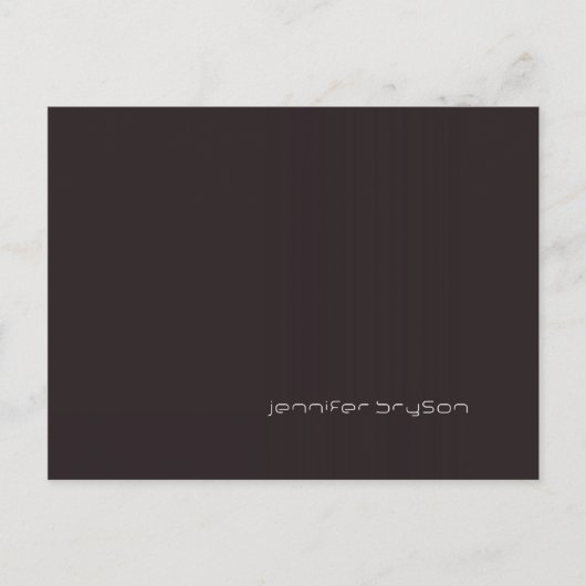 Jennifer Bryson Briefkaart (Voorkant)