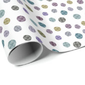 Jennifer Collectie Waterverf Kleine Stippen Cadeaupapier (Rol Hoek)