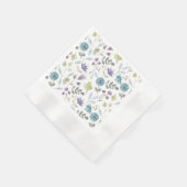 Jennifer Floral Winter Flowers Servetten (Hoek)