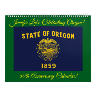 Jennifer Lake viert Oregon al 50 jaar! Kalender