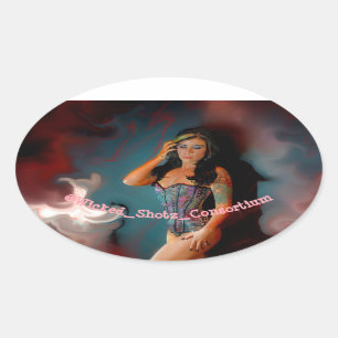 Jennifer Linnea 1 Fanz Ovale Sticker