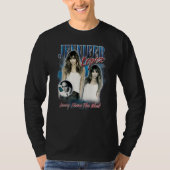 Jennifer Lopez Bootleg Portrait T-shirt (Voorkant)