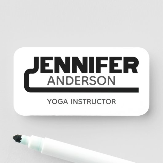 Jennifer Name Tag (In situ)