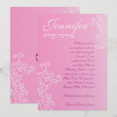 Jennifer Nicole Custom op Shimmer Paper Kaart (Voorkant / Achterkant)