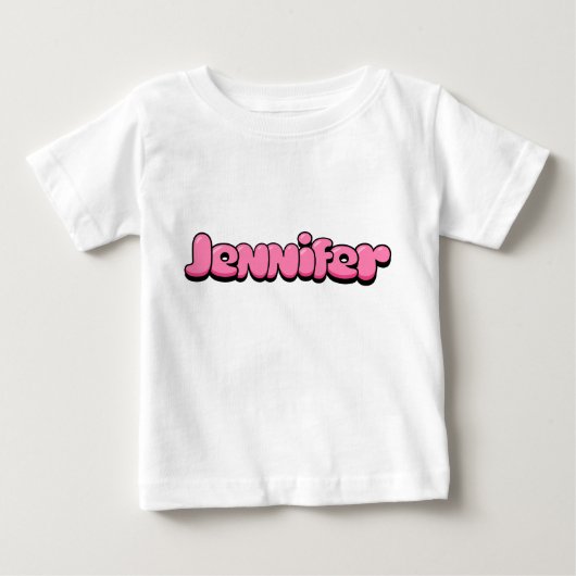 Jennifer Pink Baby T-Shirt (Voorkant)